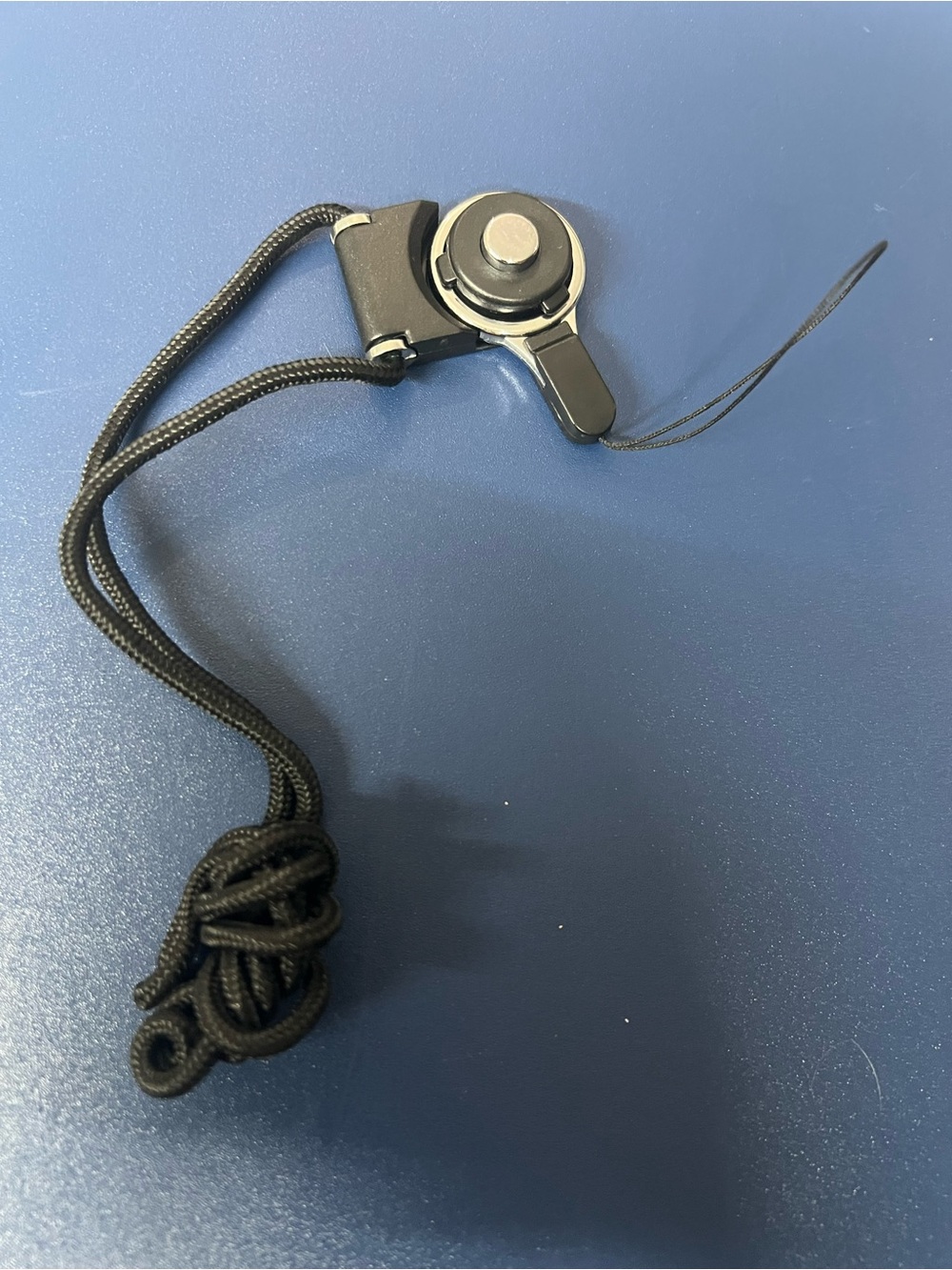 Black Retractable Badge Reel Lanyard